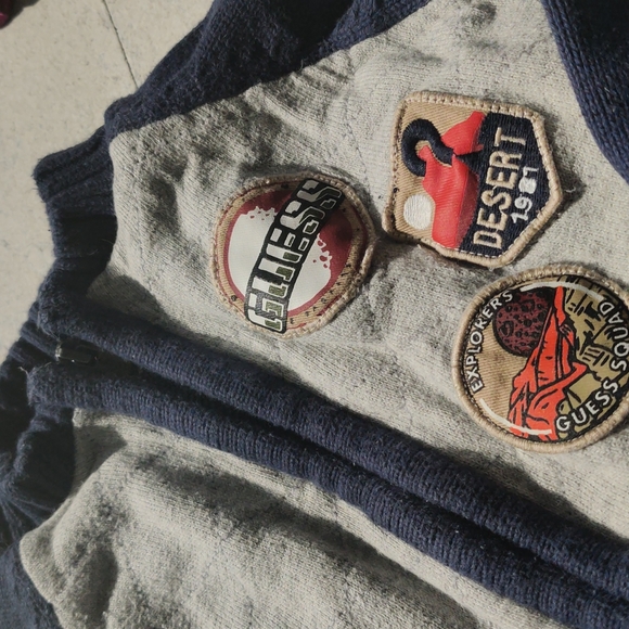 Guess sweater cardigan jacket zip toddler - Picture 2 of 2